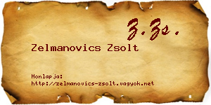 Zelmanovics Zsolt névjegykártya